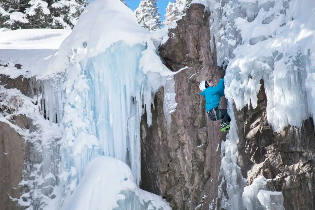 kat carney ice climbing